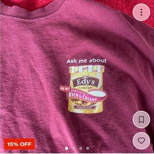 Vintage Edy’s shirt